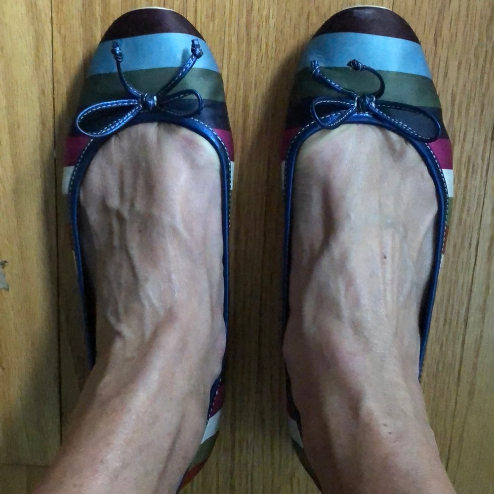 Coach multicolored ballet flats